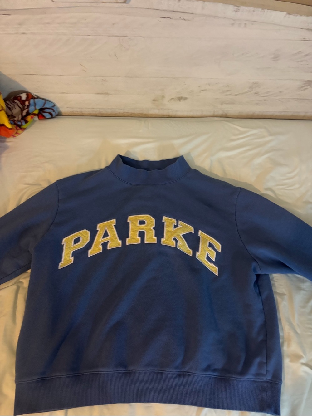 Navy Parke Mock neck